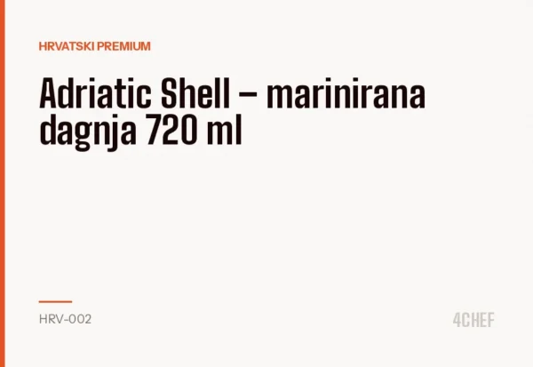 Adriatic Shell – marinirana dagnja 720 ml