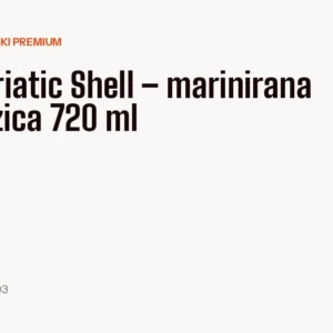 Adriatic Shell – marinirana kozica 720 ml