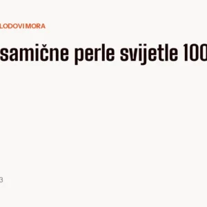 Balsamične perle svijetle 100 g