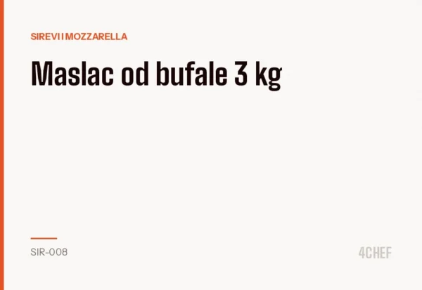 Maslac od bufale 3 kg