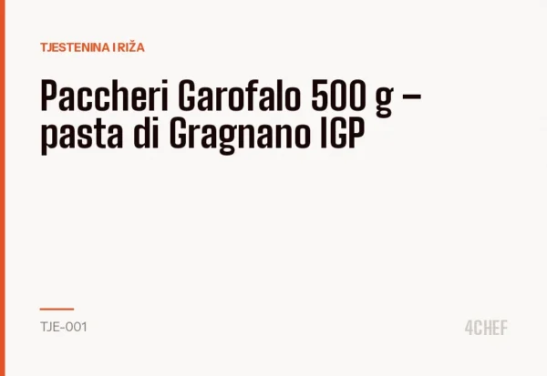 Paccheri Garofalo 500 g – pasta di Gragnano IGP