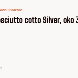 Prosciutto cotto Silver, oko 3,5 kg