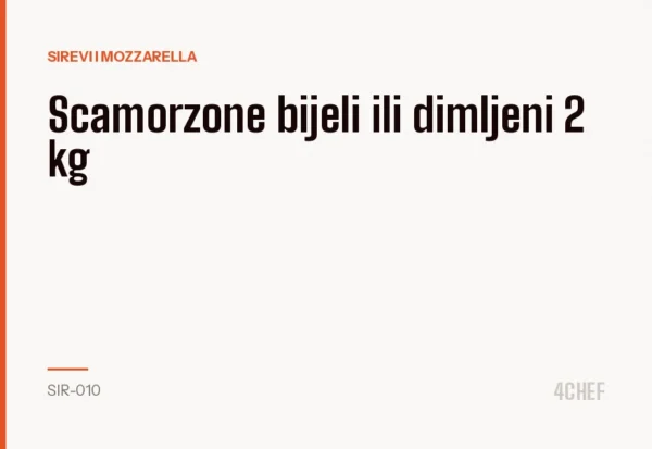 Scamorzone bijeli ili dimljeni 2 kg