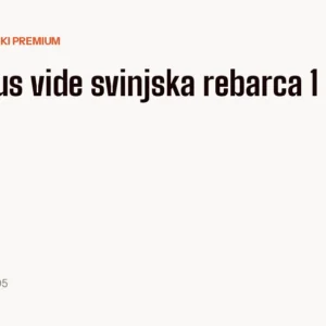 Sous vide svinjska rebarca 1 kg