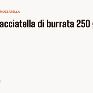 Stracciatella di burrata 250 g